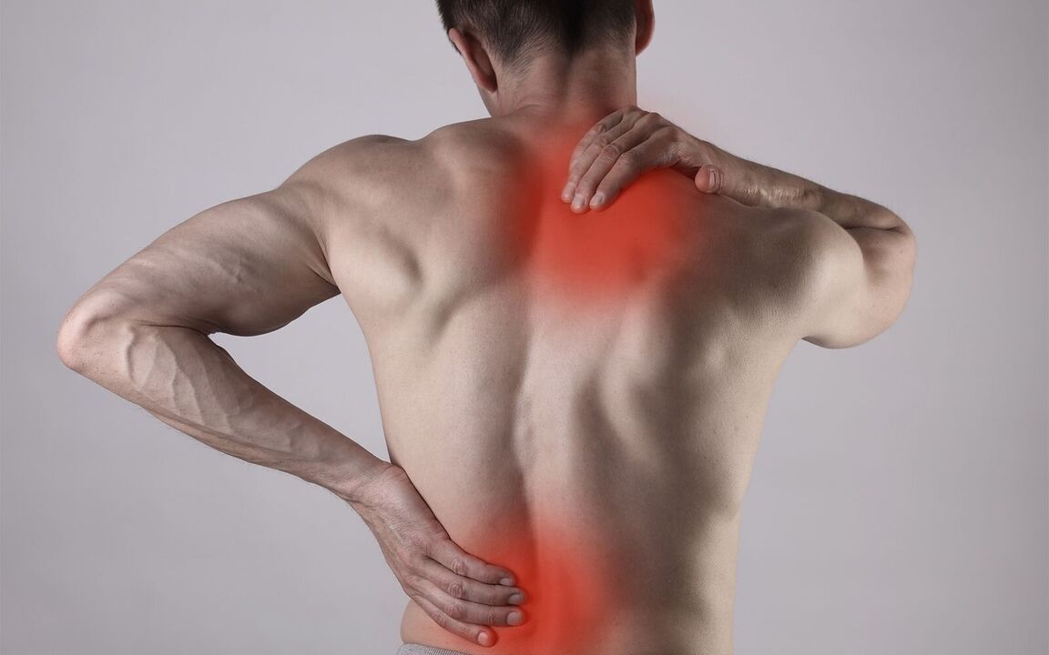 Le mal de dos est un signe de maladies du système musculo-squelettique
